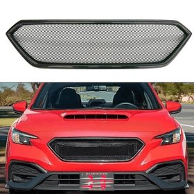 2022-24 Subaru WRX STI featuring a pure carbon fiber car front grille in a sporty style, showcasing superior design and functionality