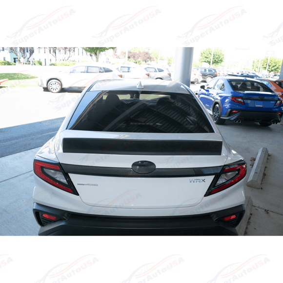 Fits Subaru WRX VB 2022-2025 Unpainted Ducktail Duckbill Rear Trunk Spoiler Wing