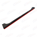 Se adapta al kit de carrocería de faldones laterales estilo JDM negro Subaru WRX STI 15-21 con molduras rojas-6