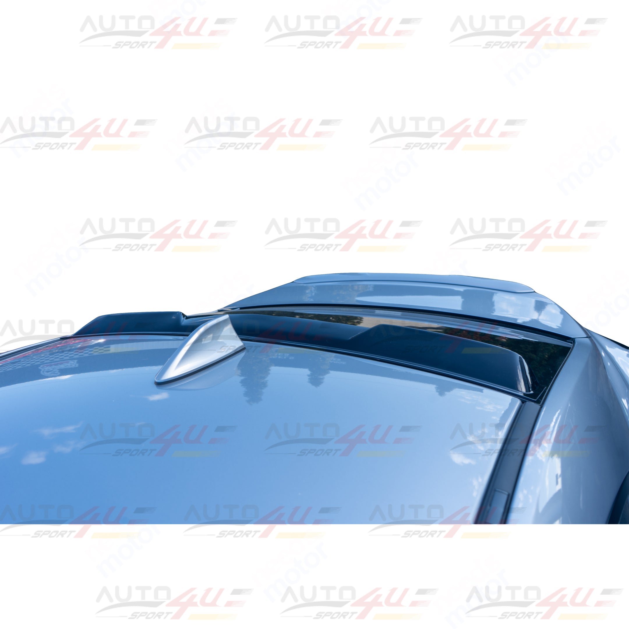 Fits for 2014-2021 Mazda6 Gloss Black ABS Rear Roof Window Visor Spoiler Wing