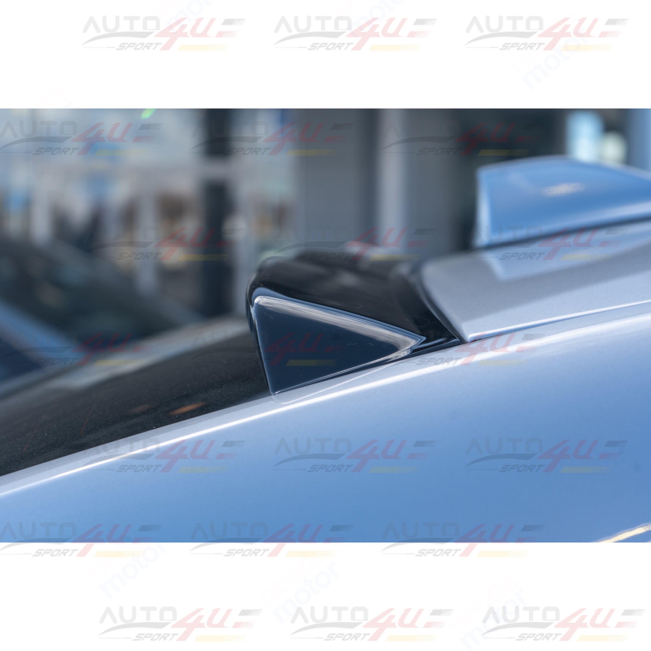 For Rio Sedan 2018-23 Rear Roof Window Visor Spoiler Wing Deflector