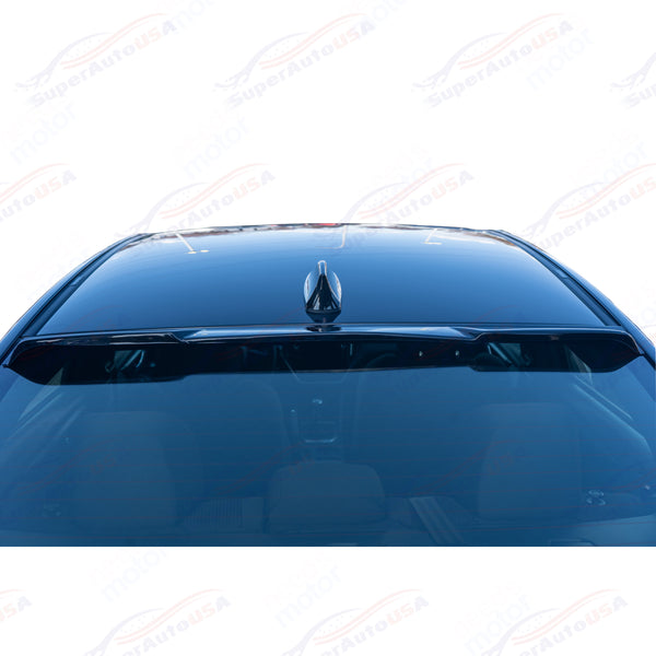 Fits Kia Optima 2016-2020 Gloss Black ABS Rear Roof Window Visor Spoiler Wing