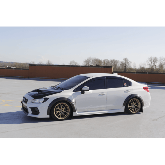 Real Carbon Fiber Car Wheel Arch Fender Flares for 2016 Subaru WRX STI
