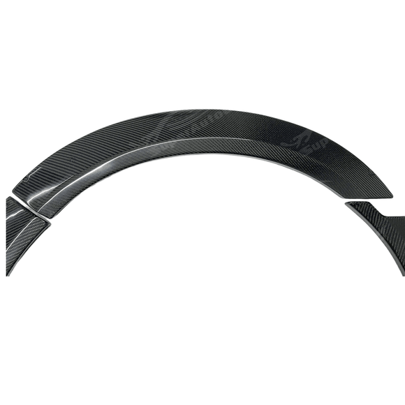 Real Carbon Fiber Mudguard Mud Splash Guard Wheel Eyebrow for 2017 Subaru WRX STI