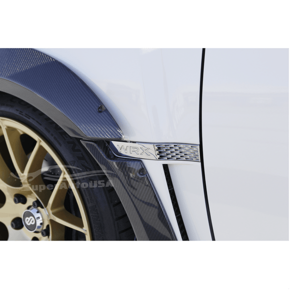 Real Carbon Fiber Bushwacker Fender Flares for 2020 Subaru WRX STI