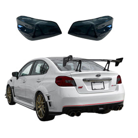 For 2015-2021 Subaru WRX/STI Rear Light Taillight Dark Tinted Overlay Covers