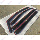 For Honda Civic Hatchback 2022-2025 In-Channel Window Visor Vent Rain Sun Shade Deflectors-7