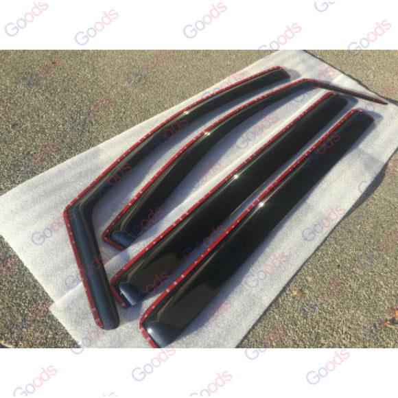 For Honda Civic Hatchback 2022-2025 In-Channel Window Visor Vent Rain Sun Shade Deflectors