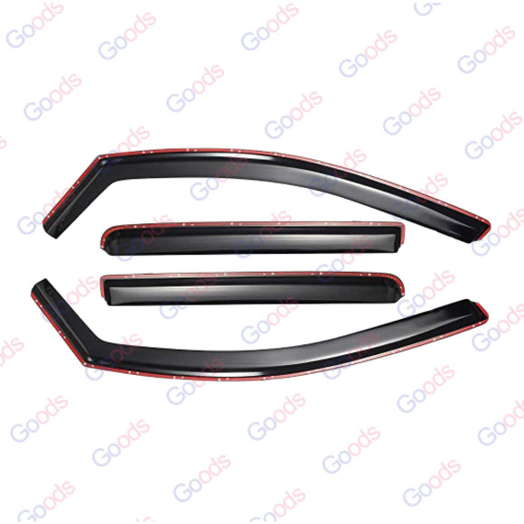 For Honda Civic Hatchback 2022-2025 In-Channel Window Visor Vent Rain Sun Shade Deflectors