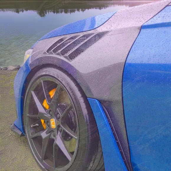 Guardabarros laterales defectuosos, estilo M3 y M4, de acero negro, para BMW Serie 3 F30 12-18