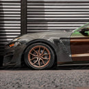 SuperAutoUSA full carbon fiber wide fender kit for 2023 Ford Mustang GT350.
