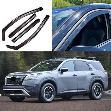 Rain guards for 2023 Nissan Pathfinder SV by SuperAutoUSA