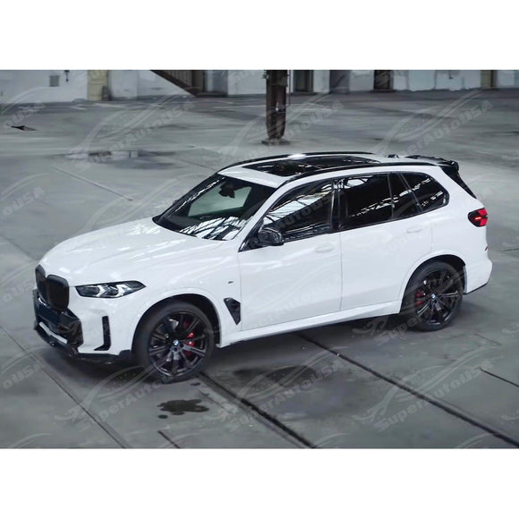 For 2024-2025 BMW X5 G05 M Sport LCI Gloss Black MP Style Front Splitter Lip Spoiler
