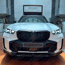 For 2024-2025 BMW X5 G05 M Sport LCI Gloss Black MP Style Front Splitter Lip Spoiler-11