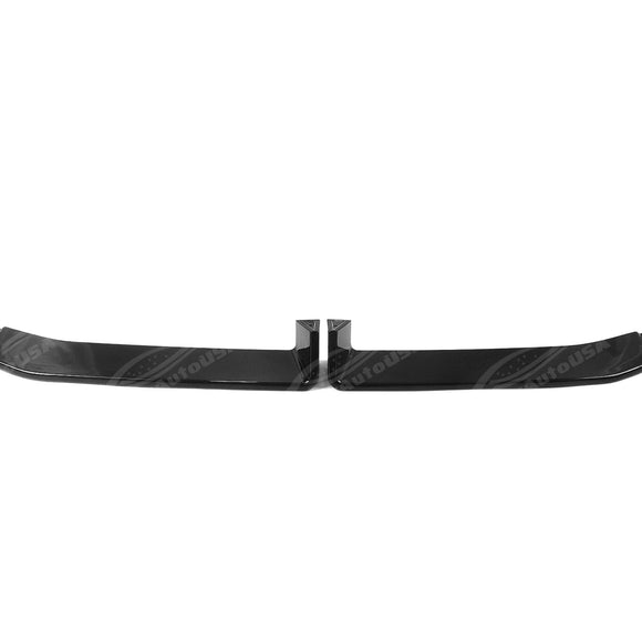 For 2024-2025 BMW X5 G05 M Sport LCI Gloss Black MP Style Front Splitter Lip Spoiler