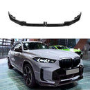 For 2024-2025 BMW X5 G05 M Sport LCI Gloss Black MP Style Front Splitter Lip Spoiler-1