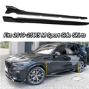 Body Side Skirts Lip Splitter ABS Glossy Black Fits BMW G05 X5 M Sport 2019-2024-1