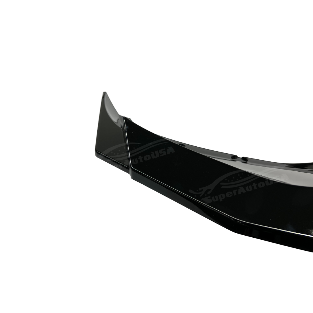 Sleek design of the Gloss Black Front Bumper Lip Spoiler on BMW G05 X5 M Sport, showcasing the front spoiler lip splitter for improved performance