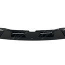 Angled view of the BMW G05 X5 M Sport with its gloss black front splitter spoiler lip, accentuating the vehicle's sporty contours