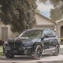 Rejilla frontal decorativa tipo riñón, estilo deportivo M, color negro brillante, compatible con BMW X7 SUV 2019-2022-8