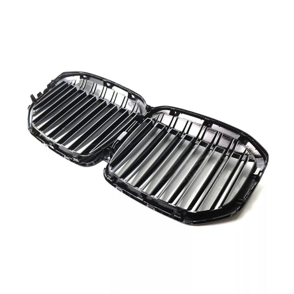 Rejilla frontal decorativa tipo riñón, estilo deportivo M, color negro brillante, compatible con BMW X7 SUV 2019-2022