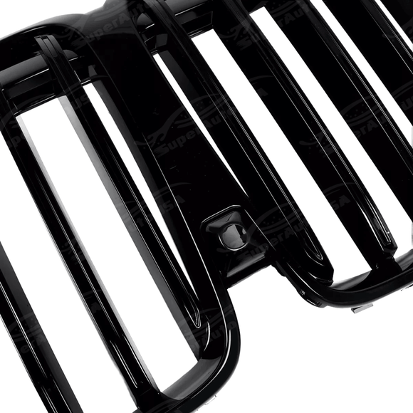 Rejilla ornamental superior delantera negra brillante LCI para BMW X7 SUV 2023-2025
