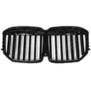 Rejilla ornamental superior delantera negra brillante LCI para BMW X7 SUV 2023-2025-14