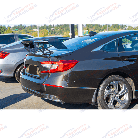 For 2006-2023 Honda Accord JDM GT Style Glossy Black Rear Trunk Spoiler Wing