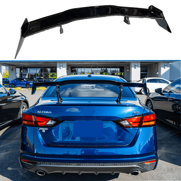 JDM V-Style Gloss Black Trunk Spoiler For 2019-2025 Nissan Altima – Self-Adhesive Wing