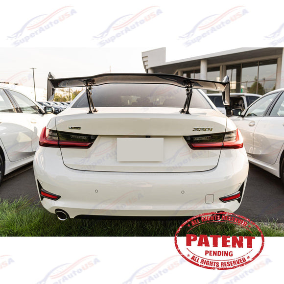 For 2006-23 BMW 3 Series CS GTS M Style Glossy Black Rear Trunk Spoiler Wing