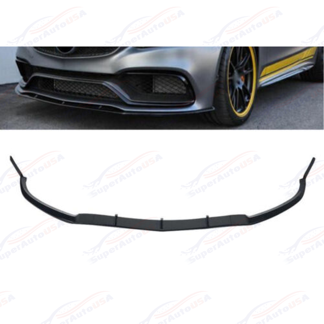 For 2015-2021 Mercedes W205 C63 C63s AMG Gloss Black Edition 1 Style Front lip
