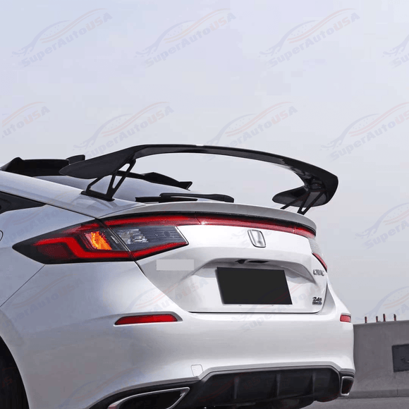 Fits Honda Civic 2022-Up Hatchback Gloss Black Type R Style Rear Spoiler Wing
