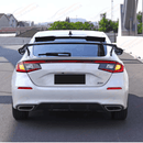 Fits Honda Civic 2022-Up Hatchback Gloss Black Type R Style Rear Spoiler Wing-10