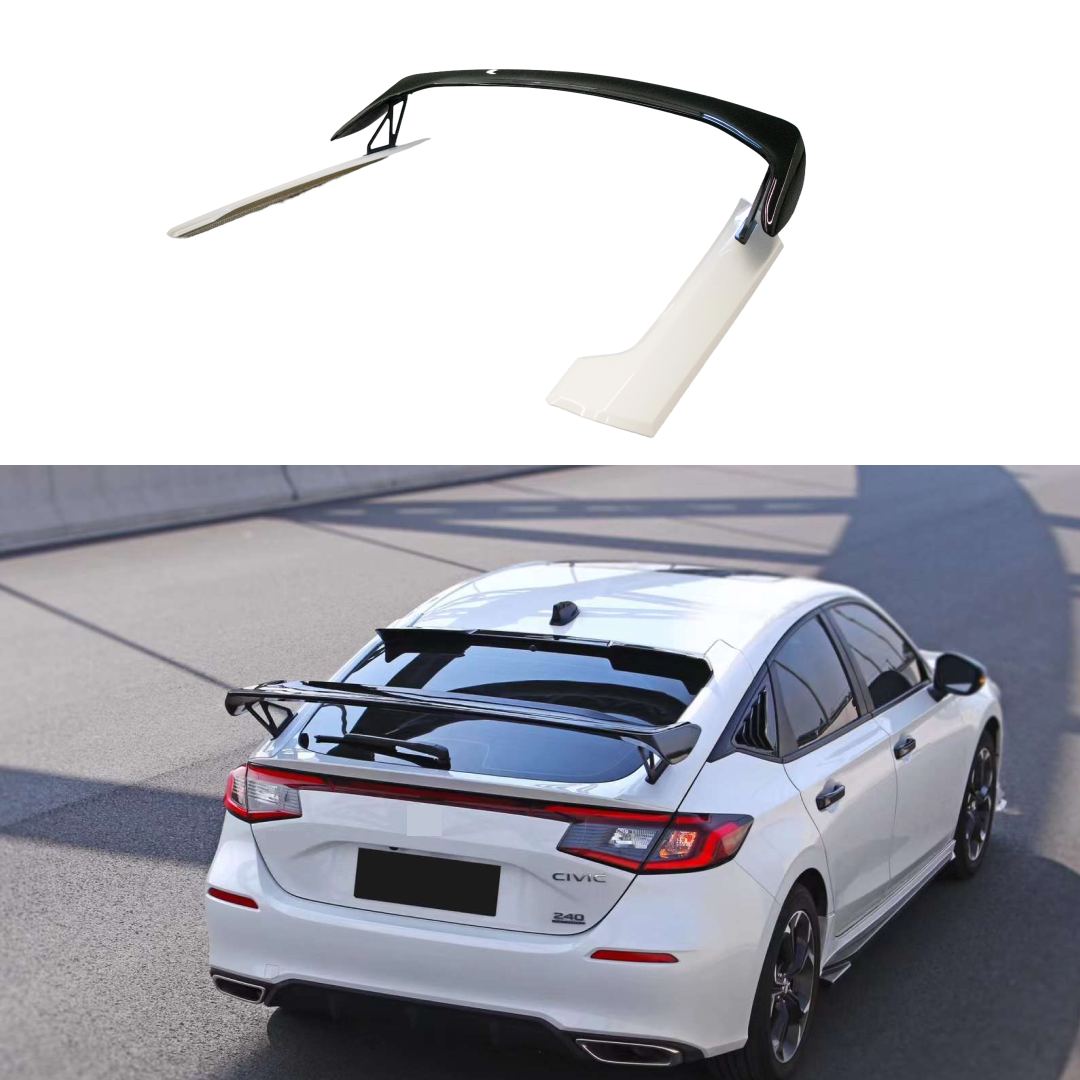 Fits Honda Civic 2022-Up Hatchback Gloss Black Type R Style Rear Spoiler Wing