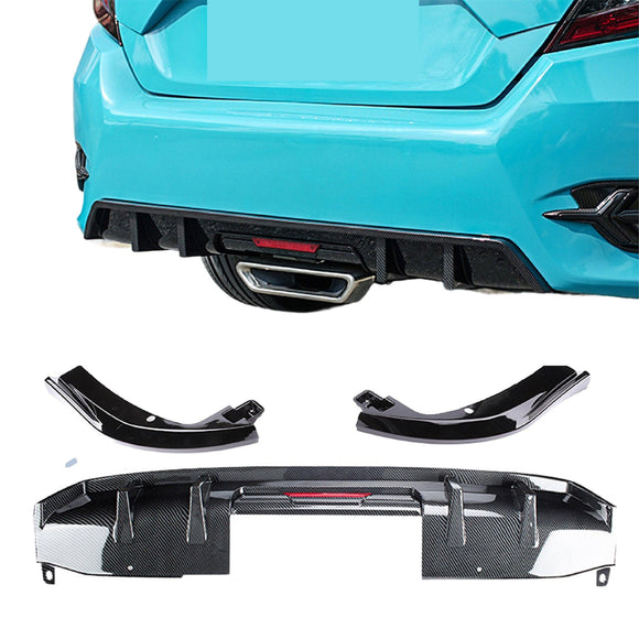 Rear Diffuser & Rear Corners - LED Light  | Fits Honda Civic ( 16-21 )
