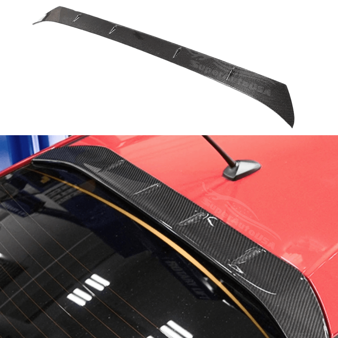 For 2022-24 Subaru BRZ Toyota GR86 Carbon Fiber Rear Roof Shark Spoiler Wing