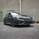 Fits 2021-2025 Subaru WRX VB Adjustable Aluminum Side Body Skirt Splitter Under Spoiler Rocker Panel Bottom Extension Lip-2