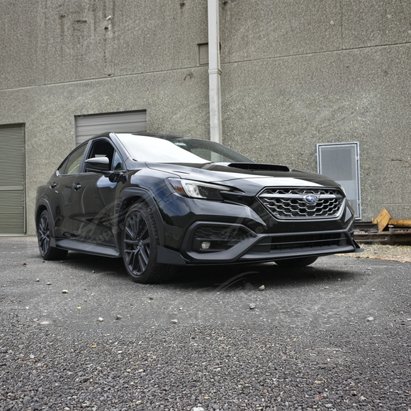 Fits 2021-2025 Subaru WRX VB Adjustable Aluminum Side Body Skirt Splitter Under Spoiler Rocker Panel Bottom Extension Lip