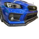 2019 Subaru WRX STI Pure carbon fiber lower front air dam chin splitter kit