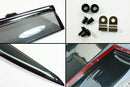 For Toyota Corolla 2020-2026 Chrome Trim Window Visor Rain Wind Guard Shade Deflector-8