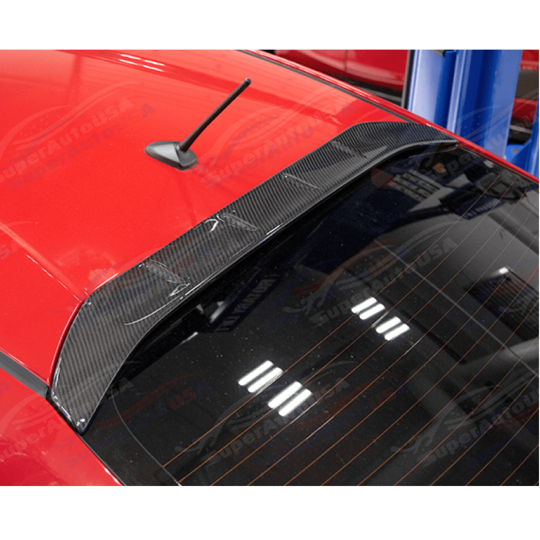 For 2022-24 Subaru BRZ Toyota GR86 Carbon Fiber Rear Roof Shark Spoiler Wing