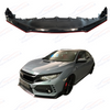 Fit for 2017-2021 Honda Civic Type R Hatchback Carbon Pattern Front Bumper Lip