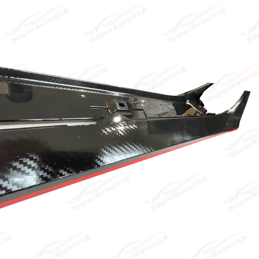 For 17-21 Honda Civic Type R Rear Diffuser Front Bumper Lip Side skirts Body Kit-5