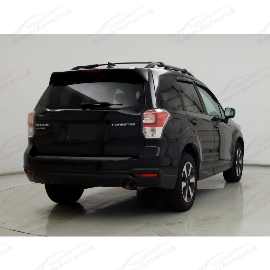 Fits 2014-2018 Subaru Forester Wind Sun Glossy Black ABS Rear Roof Spoiler Wing