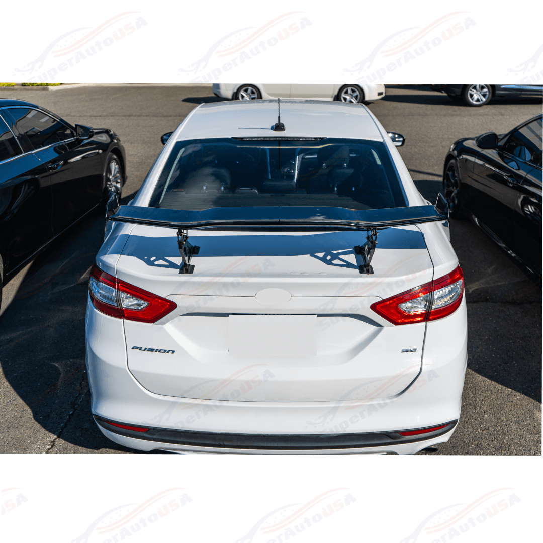 For 2006-2020 Ford Fusion Race GT Style Glossy Black Rear Trunk Spoile ...