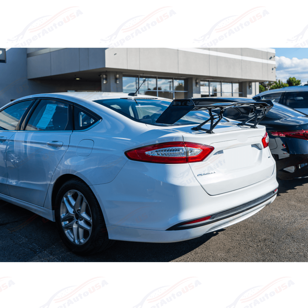 For 2006-2020 Ford Fusion Race GT Style Glossy Black Rear Trunk Spoile ...