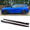 For 2024-2025 BMW G05 X5 LCI Front Lip Rear Diffuser Side Skirts Gloss Black Body Kit-6