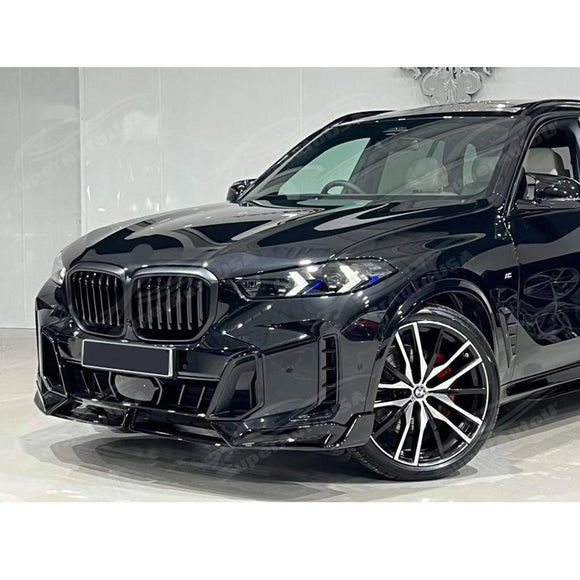 For 2024-2025 BMW G05 X5 LCI Front Lip Rear Diffuser Side Skirts Gloss Black Body Kit
