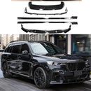 Compatible con BMW G07 X7 LCI 2019-2022, kit de carrocería completo estilo M Performance en negro brillante-1