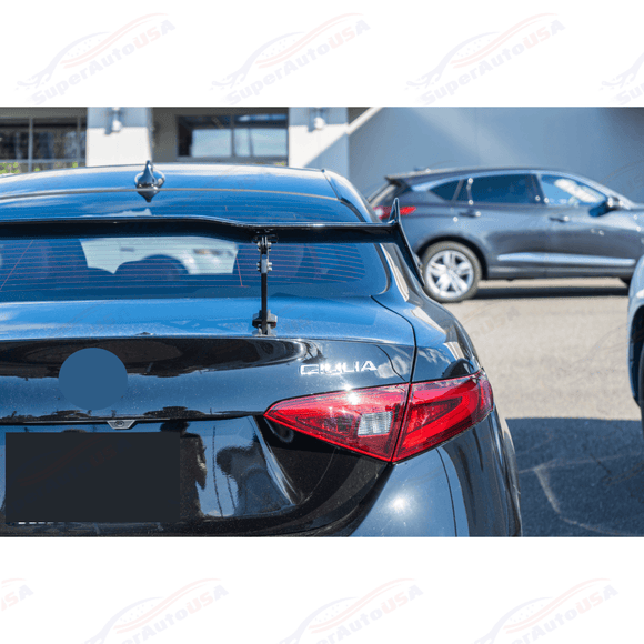 For 2017-2023 Alfa Romeo Giulia GTA Style Glossy Black Rear Trunk Spoiler Wing